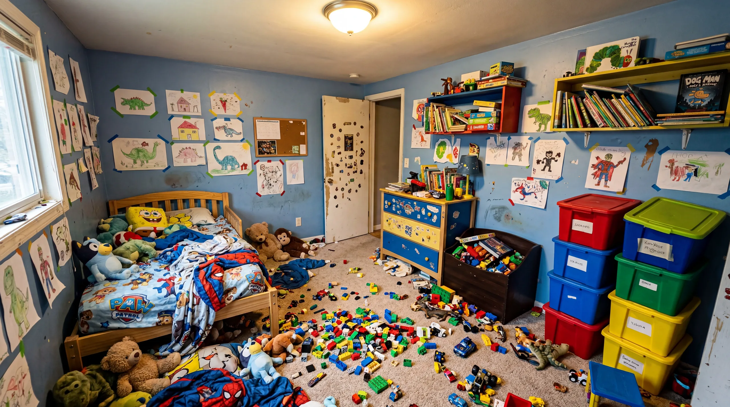 Your kids room before AI redesign